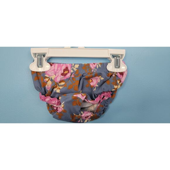 Matilda Jane Other - Matilda Jane/MJ Blue/Purple Floral Ruffle Diaper Cover 6 Months
